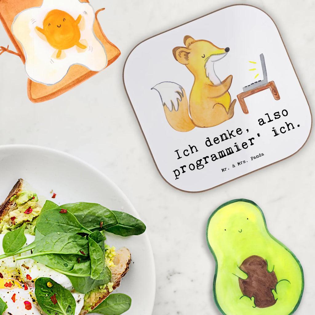 Square coaster Ich denke, also programmier' ich. Tassen Untersetzer, Untersetzer Holz, Glasuntersetzer, Untersetzer, Untersetzer für Gläser, Untersetzer Gläser, Holzuntersetzer, Untersetzer Design, Korkuntersetzer, Bierdeckel, Untersetzer aus Holz, Getränkeuntersetzer, Beruf, Ausbildung, Jubiläum, Abschied, Rente, Kollege, Kollegin, Geschenk, Schenken, Arbeitskollege, Mitarbeiter, Firma, Danke, Dankeschön