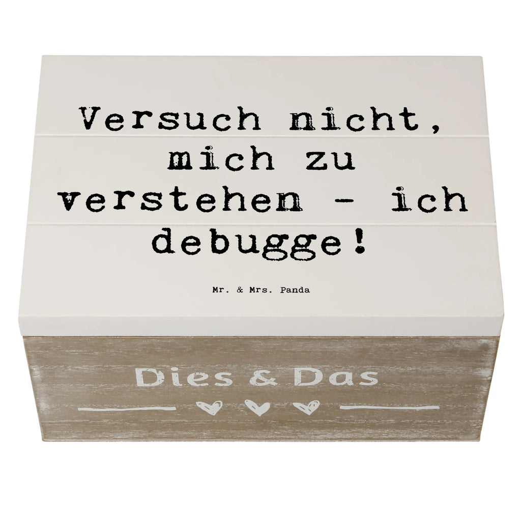 Holzkiste Spruch Softwareentwickler Debugging Geschenkbox, XXL, Erinnerungsbox, Schatzkiste, Schatulle, Dekokiste, Erinnerungskiste, Truhe, Aufbewahrungsbox, Kiste, Geschenkdose, Holzkiste, Beruf, Ausbildung, Jubiläum, Abschied, Rente, Kollege, Kollegin, Geschenk, Schenken, Arbeitskollege, Mitarbeiter, Firma, Danke, Dankeschön