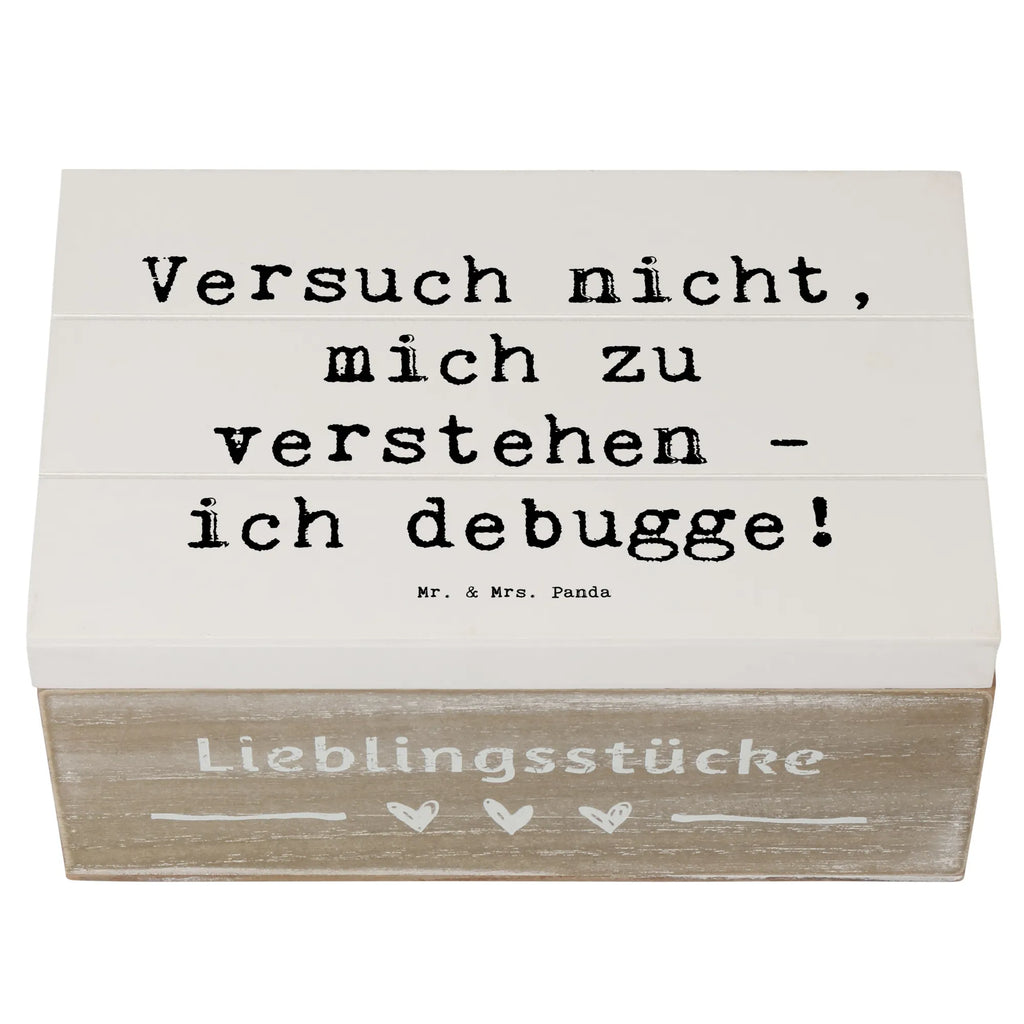Holzkiste Spruch Softwareentwickler Debugging Geschenkbox, XXL, Erinnerungsbox, Schatzkiste, Schatulle, Dekokiste, Erinnerungskiste, Truhe, Aufbewahrungsbox, Kiste, Geschenkdose, Holzkiste, Beruf, Ausbildung, Jubiläum, Abschied, Rente, Kollege, Kollegin, Geschenk, Schenken, Arbeitskollege, Mitarbeiter, Firma, Danke, Dankeschön