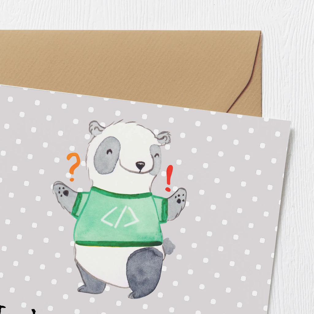 Deluxe Card Ich spreche fließend Code. Klappkarte, Hochwertige Klappkarte, Einladungskarte, Hochzeitskarte, Karte, Geburtstagskarte, Hochwertige Grußkarte, Glückwunschkarte, Grußkarte, Beruf, Ausbildung, Jubiläum, Abschied, Rente, Kollege, Kollegin, Geschenk, Schenken, Arbeitskollege, Mitarbeiter, Firma, Danke, Dankeschön