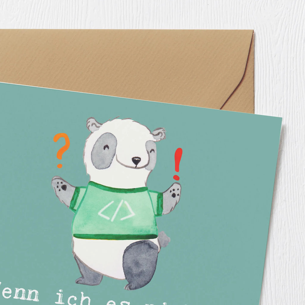 Deluxe Card Wenn ich es nicht reparieren kann, ist es kein Bug, sondern ein Feature. Grußkarte, Glückwunschkarte, Karte, Hochzeitskarte, Hochwertige Klappkarte, Hochwertige Grußkarte, Einladungskarte, Geburtstagskarte, Klappkarte, Beruf, Ausbildung, Jubiläum, Abschied, Rente, Kollege, Kollegin, Geschenk, Schenken, Arbeitskollege, Mitarbeiter, Firma, Danke, Dankeschön