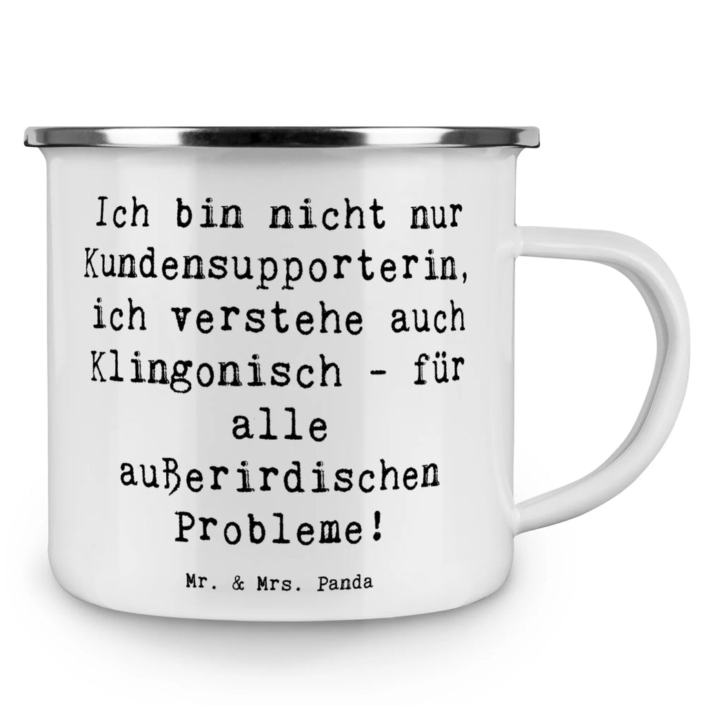 Enamel camping mug Saying Ich bin nicht nur Kundensupporterin, ich verstehe auch Klingonisch - für alle außerirdischen Probleme! Campingtasse, Trinkbecher, Metalltasse, Outdoor Tasse, Emaille Trinkbecher, Blechtasse Outdoor, Emaille Campingbecher, Edelstahl Trinkbecher, Metalltasse für Camping, Kaffee Blechtasse, Camping Tasse Metall, Emaille Tasse, Emaille Becher, Tasse Camping, Tasse Emaille, Emaille Tassen, Camping Becher, Metall Tasse, Camping Tassen, Blechtasse, Emaille Tasse Camping, Camping Tasse Emaille, Emailletasse, Camping Tassen Emaille, Campingbecher, Blechtassen, Outdoor Becher, Campingtassen, Emaille Becher Camping, Camping Becher Edelstahl, Beruf, Ausbildung, Jubiläum, Abschied, Rente, Kollege, Kollegin, Geschenk, Schenken, Arbeitskollege, Mitarbeiter, Firma, Danke, Dankeschön
