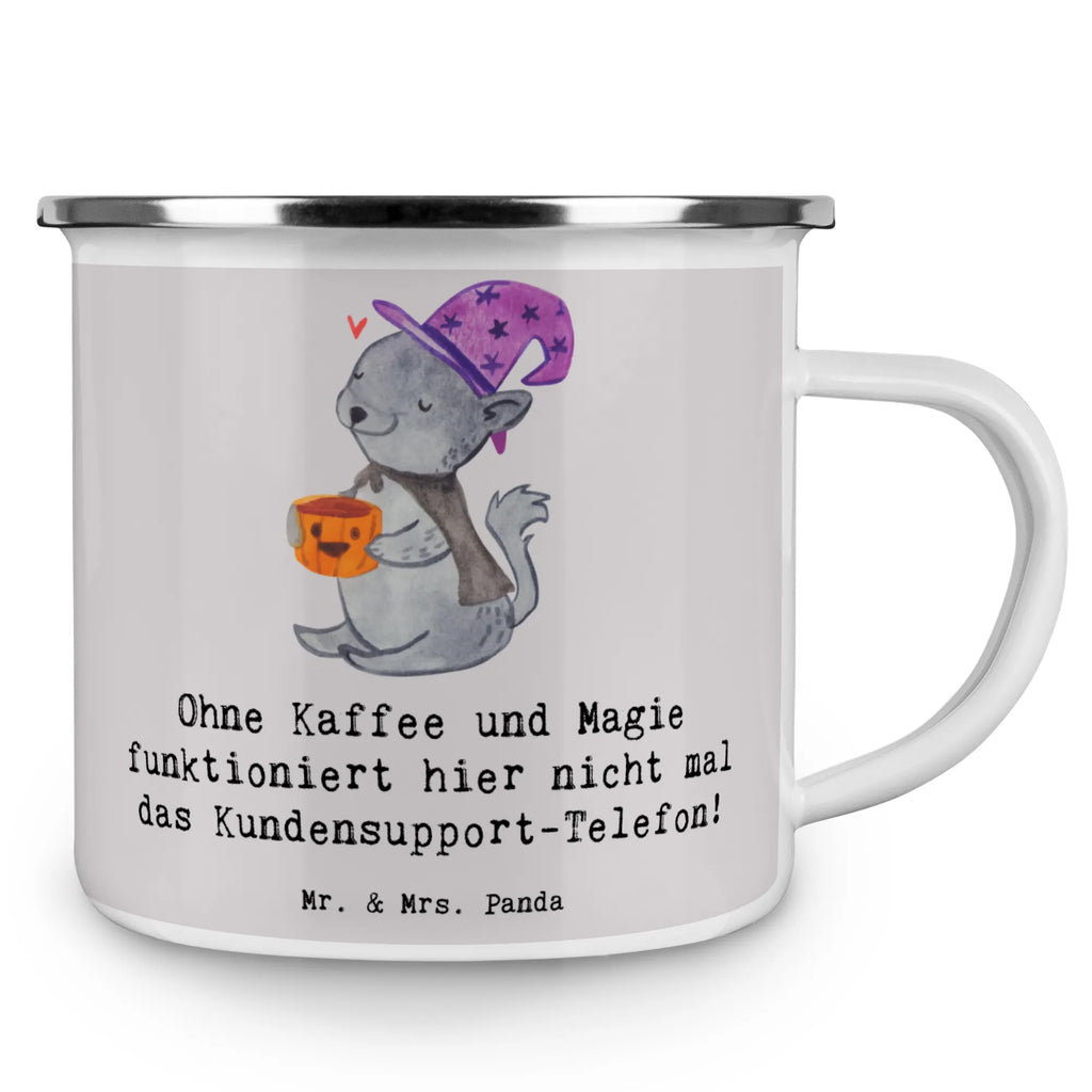 Camping Emaille Tasse Kundensupport Magie reisetasse, Teetasse, Kaffeetasse, Becher, Reisebecher, blechbecher, Trinkbecher, Pott, Emailletasse, Teebecher, wandertasse, Metalltasse, Campingtasse, Campingbecher, Kaffeebecher, Tasse, Blechtasse, Emaille Tasse, Emaille Becher, emaillebecher, wanderbecher, Tasse Emaille, metallbecher, becher emaille, Geschenk, Schenken, Jubiläum, Danke, Dankeschön, Beruf, Ausbildung, Abschied, Rente, Kollege, Kollegin, Arbeitskollege, Mitarbeiter, Firma