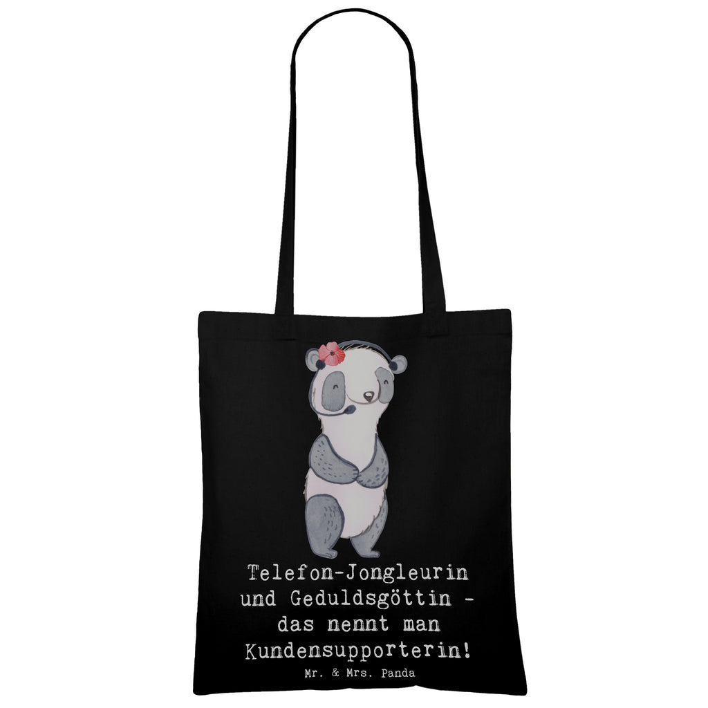 Tote bag Telefon-Jongleurin und Geduldsgöttin - das nennt man Kundensupporterin! Umhängetasche, Shopper, Tasche, Strandtasche, Stofftasche, Tragetasche, Beutel, Beuteltasche, Jutebeutel, Jutetasche, Einkaufstüte, Einkaufstasche, Badetasche, Laptoptasche, Stoffbeutel, Schultertasche, Beruf, Ausbildung, Jubiläum, Abschied, Rente, Kollege, Kollegin, Geschenk, Schenken, Arbeitskollege, Mitarbeiter, Firma, Danke, Dankeschön