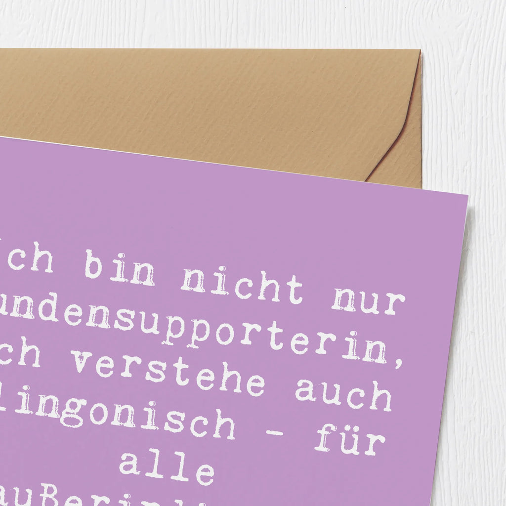 Deluxe Card Saying Ich bin nicht nur Kundensupporterin, ich verstehe auch Klingonisch - für alle außerirdischen Probleme! Karte, Grußkarte, Klappkarte, Einladungskarte, Glückwunschkarte, Hochzeitskarte, Geburtstagskarte, Hochwertige Grußkarte, Hochwertige Klappkarte, Beruf, Ausbildung, Jubiläum, Abschied, Rente, Kollege, Kollegin, Geschenk, Schenken, Arbeitskollege, Mitarbeiter, Firma, Danke, Dankeschön