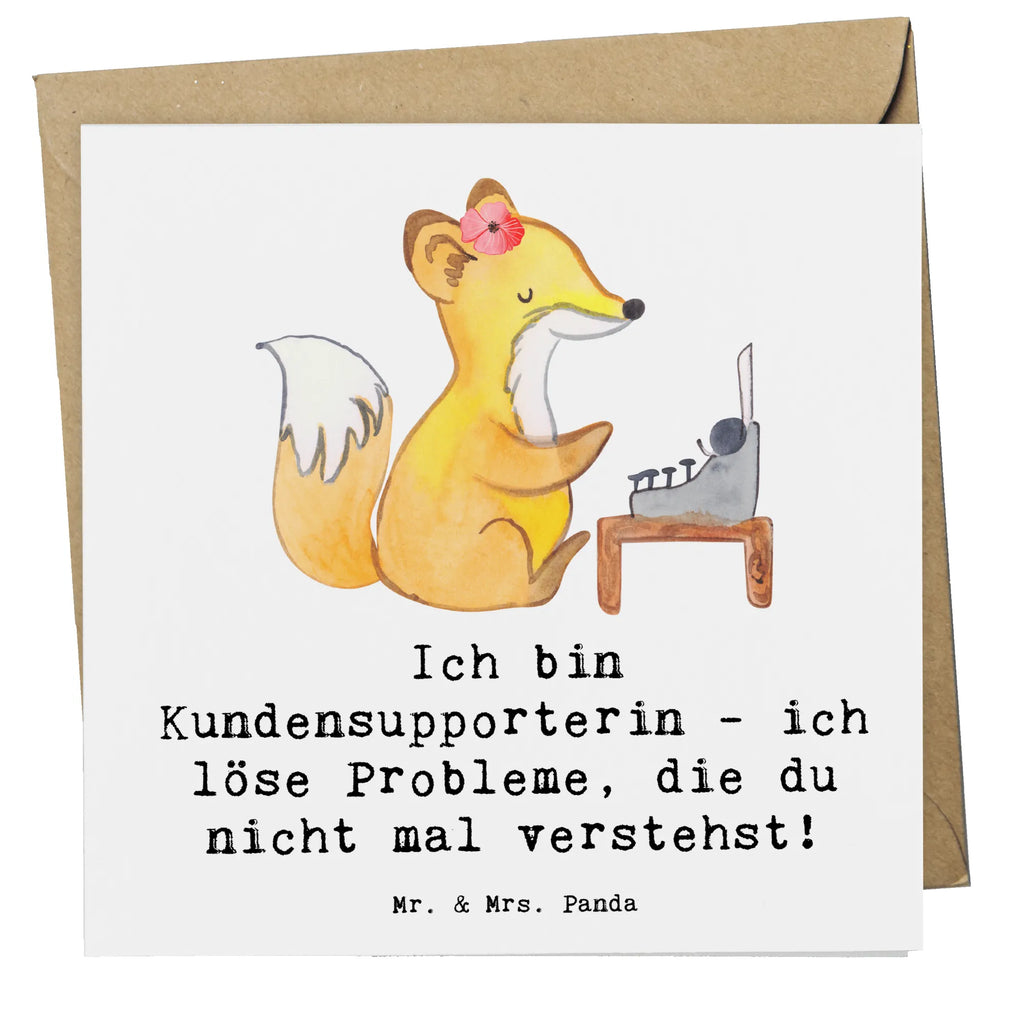 Deluxe Card Ich bin Kundensupporterin - ich löse Probleme, die du nicht mal verstehst! Geburtstagskarte, Glückwunschkarte, Karte, Hochzeitskarte, Grußkarte, Hochwertige Grußkarte, Einladungskarte, Hochwertige Klappkarte, Klappkarte, Beruf, Ausbildung, Jubiläum, Abschied, Rente, Kollege, Kollegin, Geschenk, Schenken, Arbeitskollege, Mitarbeiter, Firma, Danke, Dankeschön