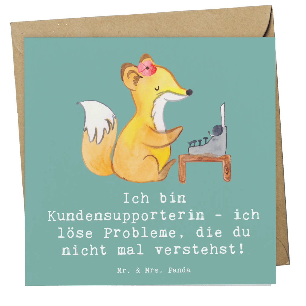 Deluxe Card Ich bin Kundensupporterin - ich löse Probleme, die du nicht mal verstehst! Geburtstagskarte, Glückwunschkarte, Karte, Hochzeitskarte, Grußkarte, Hochwertige Grußkarte, Einladungskarte, Hochwertige Klappkarte, Klappkarte, Beruf, Ausbildung, Jubiläum, Abschied, Rente, Kollege, Kollegin, Geschenk, Schenken, Arbeitskollege, Mitarbeiter, Firma, Danke, Dankeschön