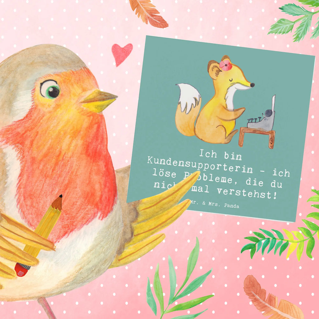 Deluxe Card Ich bin Kundensupporterin - ich löse Probleme, die du nicht mal verstehst! Geburtstagskarte, Glückwunschkarte, Karte, Hochzeitskarte, Grußkarte, Hochwertige Grußkarte, Einladungskarte, Hochwertige Klappkarte, Klappkarte, Beruf, Ausbildung, Jubiläum, Abschied, Rente, Kollege, Kollegin, Geschenk, Schenken, Arbeitskollege, Mitarbeiter, Firma, Danke, Dankeschön