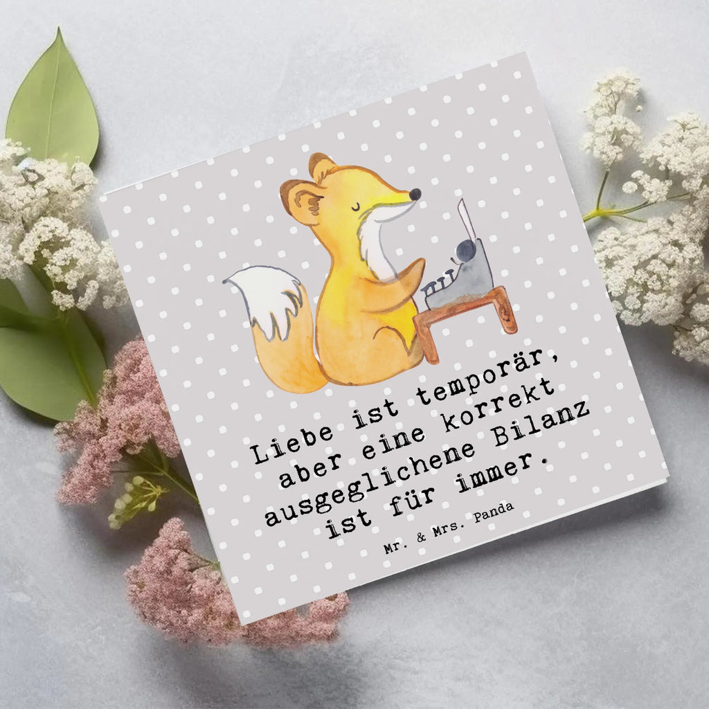 Deluxe Card Liebe ist temporär, aber eine korrekt ausgeglichene Bilanz ist für immer. Einladungskarte, Hochwertige Grußkarte, Hochwertige Klappkarte, Grußkarte, Geburtstagskarte, Hochzeitskarte, Klappkarte, Glückwunschkarte, Karte, Beruf, Ausbildung, Jubiläum, Abschied, Rente, Kollege, Kollegin, Geschenk, Schenken, Arbeitskollege, Mitarbeiter, Firma, Danke, Dankeschön