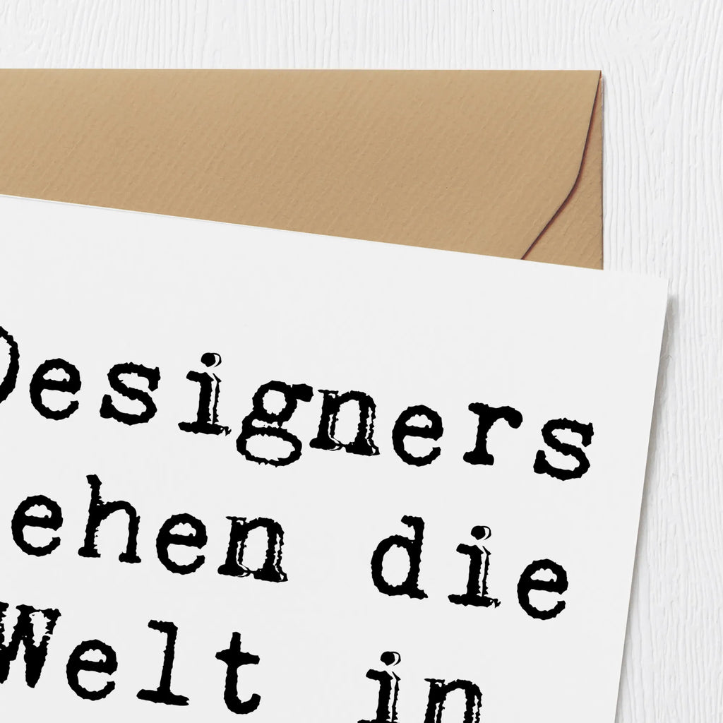 Deluxe Card Saying Designers sehen die Welt in CMYK! Glückwunschkarte, Hochzeitskarte, Grußkarte, Klappkarte, Hochwertige Grußkarte, Karte, Geburtstagskarte, Hochwertige Klappkarte, Einladungskarte, Beruf, Ausbildung, Jubiläum, Abschied, Rente, Kollege, Kollegin, Geschenk, Schenken, Arbeitskollege, Mitarbeiter, Firma, Danke, Dankeschön