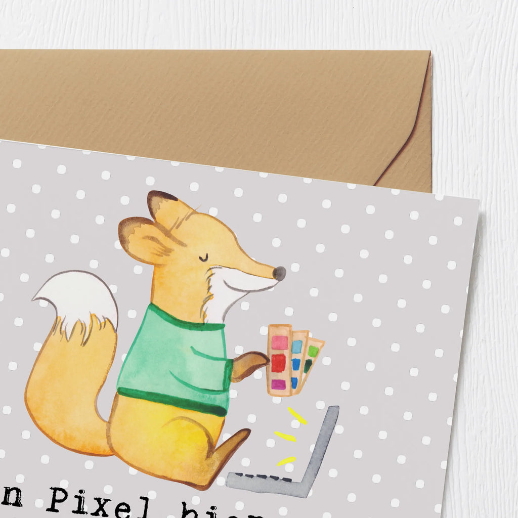 Deluxe Karte Designer Pixel Kunst Hochwertige Grußkarte, Karte, Hochzeitskarte, Grußkarte, Klappkarte, Geburtstagskarte, Glückwunschkarte, Einladungskarte, Hochwertige Klappkarte, Beruf, Ausbildung, Jubiläum, Abschied, Rente, Kollege, Kollegin, Geschenk, Schenken, Arbeitskollege, Mitarbeiter, Firma, Danke, Dankeschön