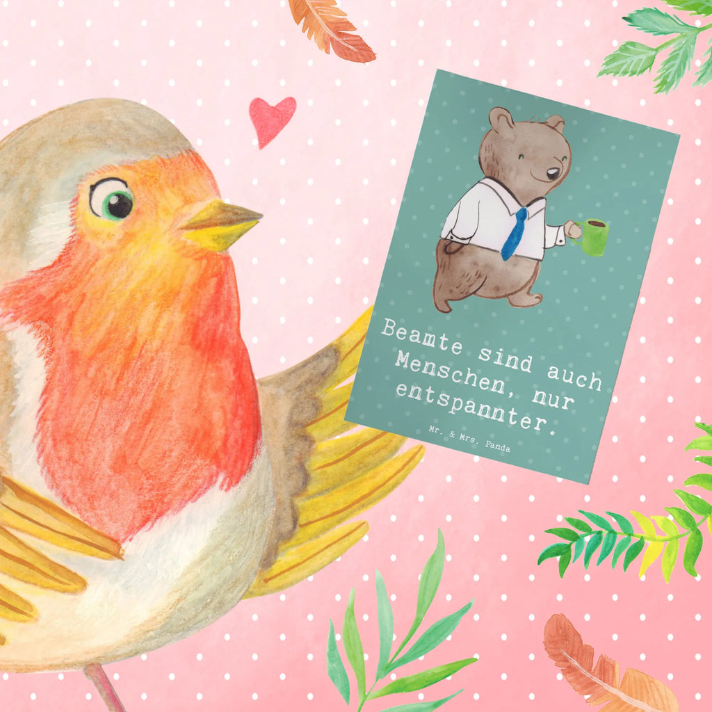 Greetings card Beamte sind auch Menschen, nur entspannter. Hochzeitskarte, Grußkarte, Karte, Glückwunschkarte, Geburtstagskarte, Ansichtskarten, Einladungskarte, Klappkarte, Beruf, Ausbildung, Jubiläum, Abschied, Rente, Kollege, Kollegin, Geschenk, Schenken, Arbeitskollege, Mitarbeiter, Firma, Danke, Dankeschön