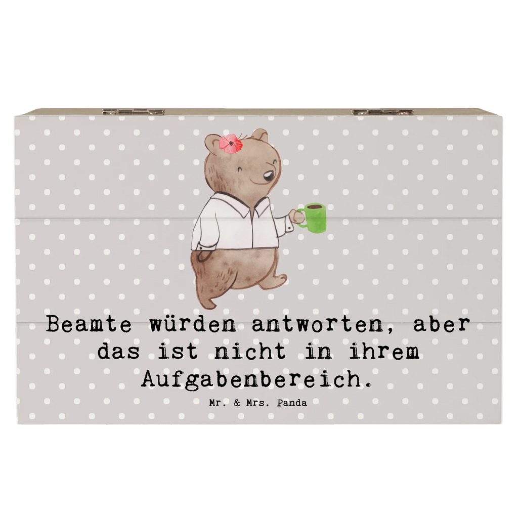 Holzkiste Beamtin Humor Holzkiste, Geschenkbox, Dekokiste, Aufbewahrungsbox, Geschenkdose, Kiste, Schatzkiste, Truhe, Erinnerungsbox, Erinnerungskiste, XXL, Schatulle, Beruf, Ausbildung, Jubiläum, Abschied, Rente, Kollege, Kollegin, Geschenk, Schenken, Arbeitskollege, Mitarbeiter, Firma, Danke, Dankeschön