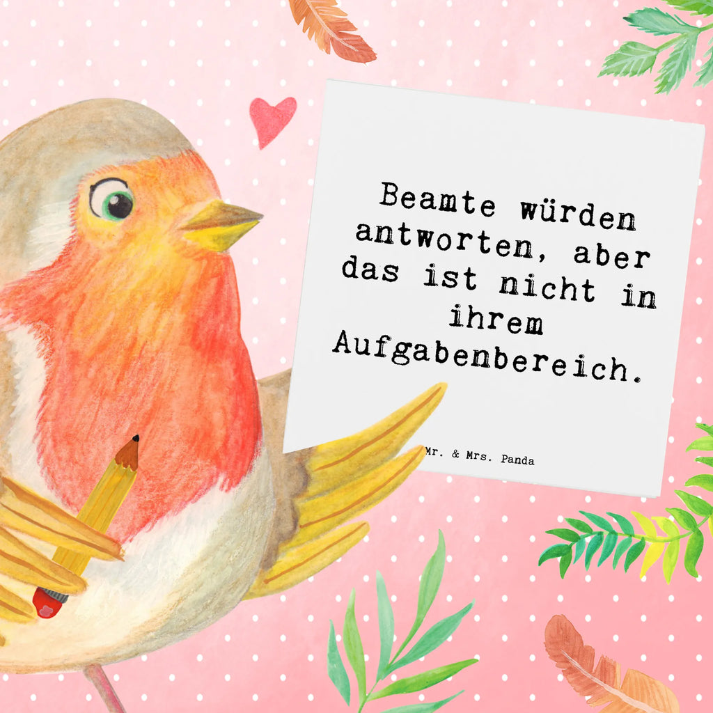 Deluxe Card Saying Beamte würden antworten, aber das ist nicht in ihrem Aufgabenbereich. Hochwertige Klappkarte, Karte, Hochzeitskarte, Einladungskarte, Glückwunschkarte, Klappkarte, Grußkarte, Geburtstagskarte, Hochwertige Grußkarte, Beruf, Ausbildung, Jubiläum, Abschied, Rente, Kollege, Kollegin, Geschenk, Schenken, Arbeitskollege, Mitarbeiter, Firma, Danke, Dankeschön