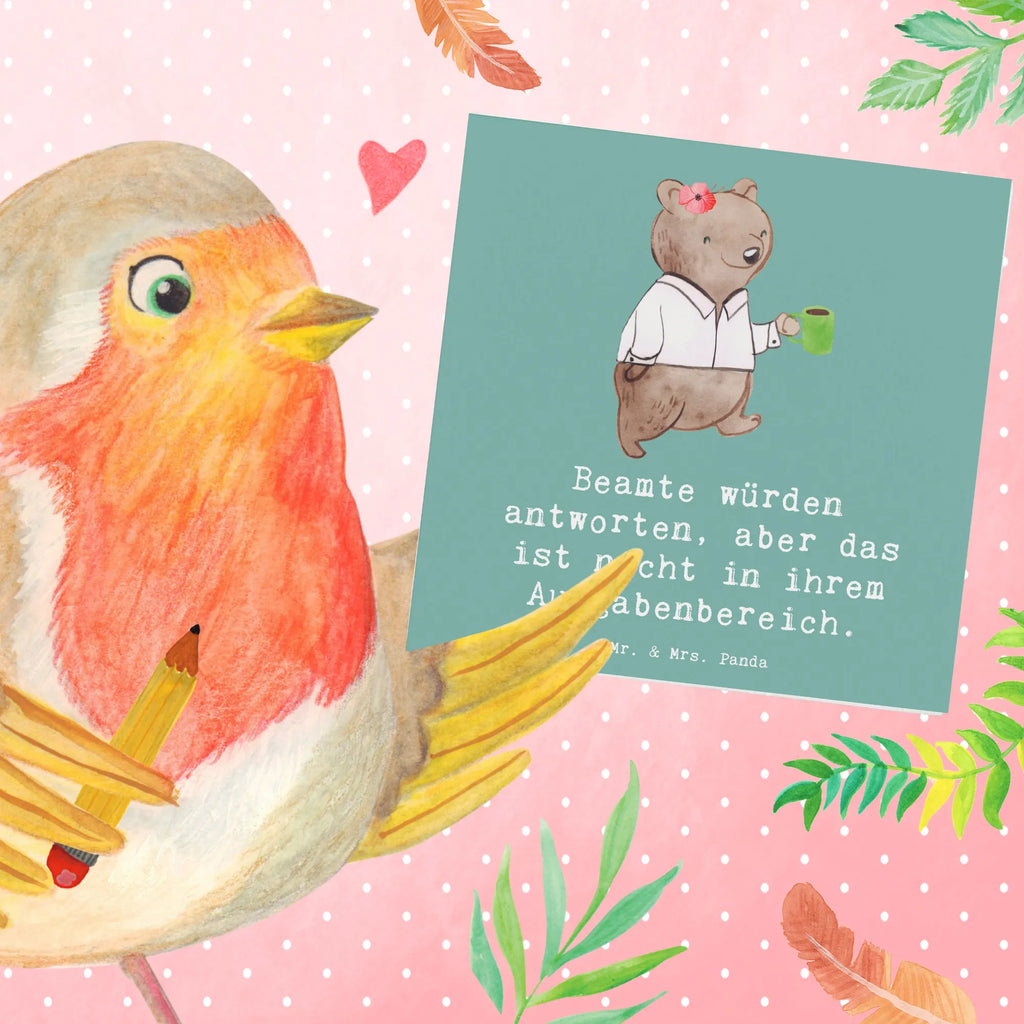 Deluxe Karte Beamtin Humor Hochwertige Grußkarte, Klappkarte, Hochwertige Klappkarte, Karte, Glückwunschkarte, Geburtstagskarte, Einladungskarte, Hochzeitskarte, Grußkarte, Beruf, Ausbildung, Jubiläum, Abschied, Rente, Kollege, Kollegin, Geschenk, Schenken, Arbeitskollege, Mitarbeiter, Firma, Danke, Dankeschön