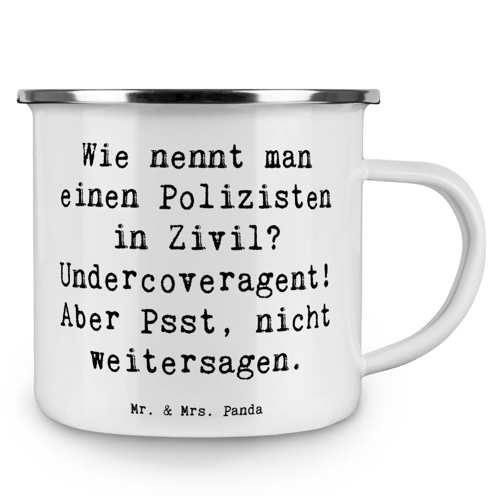 Enamel camping mug Saying Wie nennt man einen Polizisten in Zivil? Undercoveragent! Aber Psst, nicht weitersagen. Tasse Emaille, Metalltasse, Emaille Campingbecher, Blechtasse, Trinkbecher, Emaille Trinkbecher, Metall Tasse, Camping Tasse Metall, Camping Tassen, Kaffee Blechtasse, Campingtassen, Blechtassen, Outdoor Tasse, Camping Becher Edelstahl, Emaille Becher Camping, Edelstahl Trinkbecher, Outdoor Becher, Camping Tassen Emaille, Campingbecher, Emaille Becher, Camping Becher, Emaille Tassen, Tasse Camping, Metalltasse für Camping, Emaille Tasse, Campingtasse, Emaille Tasse Camping, Camping Tasse Emaille, Emailletasse, Blechtasse Outdoor, Beruf, Ausbildung, Jubiläum, Abschied, Rente, Kollege, Kollegin, Geschenk, Schenken, Arbeitskollege, Mitarbeiter, Firma, Danke, Dankeschön