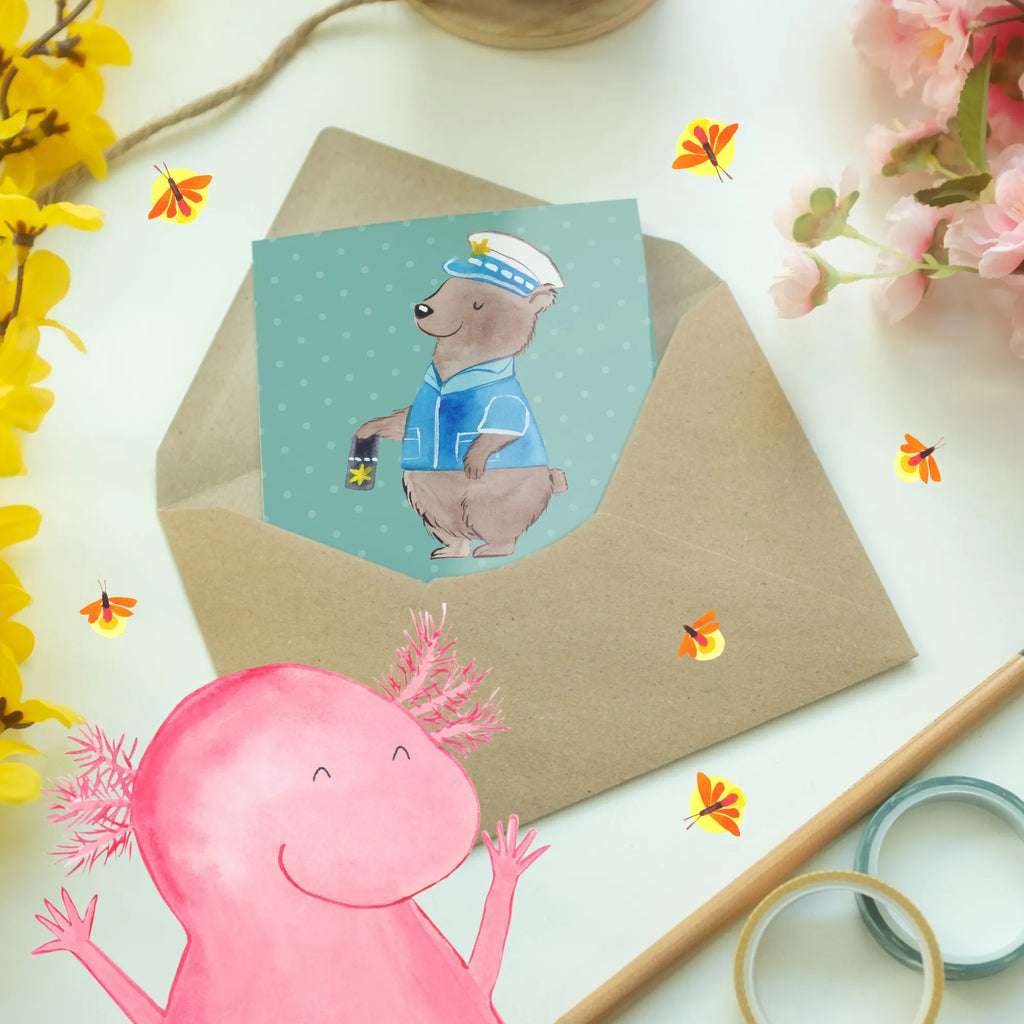 Greetings card Ich wollte eigentlich auf Verbrecherjagd... stattdessen jag ich falsch geparkte Autos. Hochzeitskarte, Glückwunschkarte, Klappkarte, Einladungskarte, Geburtstagskarte, Grußkarte, Ansichtskarten, Karte, Beruf, Ausbildung, Jubiläum, Abschied, Rente, Kollege, Kollegin, Geschenk, Schenken, Arbeitskollege, Mitarbeiter, Firma, Danke, Dankeschön