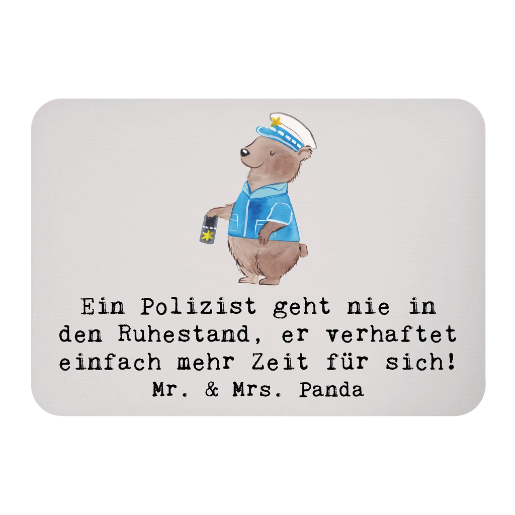 Magnet Polizist Ruhestand Motivmagnete, Kühlschrank Dekoration, Kühlschrankmagnet, Dekomagnet, Pinnwandmagnet, Whiteboard Magnet, Notiz Magnet, Souvenir Magnet, Beruf, Ausbildung, Jubiläum, Abschied, Rente, Kollege, Kollegin, Geschenk, Schenken, Arbeitskollege, Mitarbeiter, Firma, Danke, Dankeschön