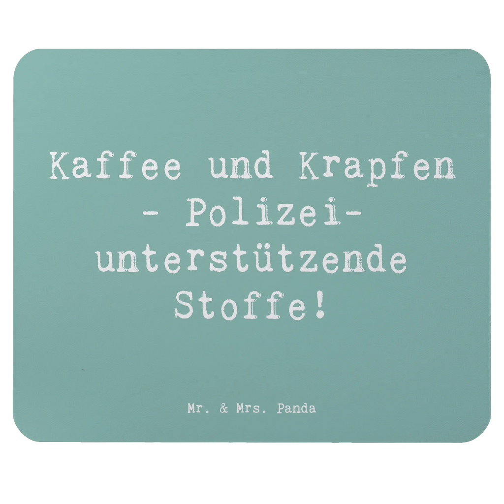 Mouse mat Saying Kaffee und Krapfen - Polizei-unterstützende Stoffe! PC Zubehör, Designer Mauspad, Einzigartiges Mauspad, Mousepad, Arbeitszimmer, Büroausstattung, Mauspad, Mauspad Büro, Mausunterlage, Computer zubehör, Beruf, Ausbildung, Jubiläum, Abschied, Rente, Kollege, Kollegin, Geschenk, Schenken, Arbeitskollege, Mitarbeiter, Firma, Danke, Dankeschön