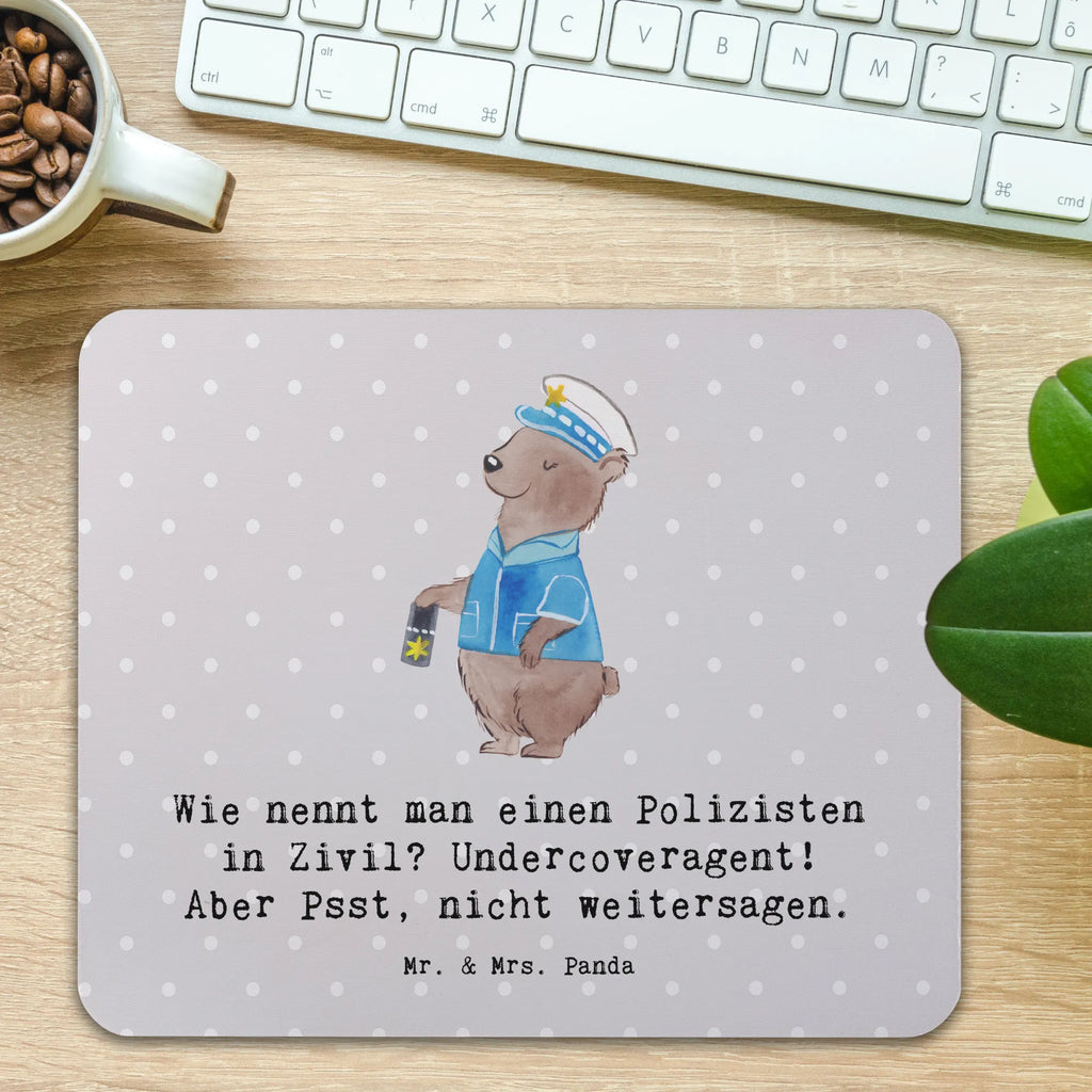 Mouse mat Wie nennt man einen Polizisten in Zivil? Undercoveragent! Aber Psst, nicht weitersagen. PC Zubehör, Mousepad, Mauspad, Computer zubehör, Einzigartiges Mauspad, Designer Mauspad, Büroausstattung, Mausunterlage, Mauspad Büro, Arbeitszimmer, Beruf, Ausbildung, Jubiläum, Abschied, Rente, Kollege, Kollegin, Geschenk, Schenken, Arbeitskollege, Mitarbeiter, Firma, Danke, Dankeschön