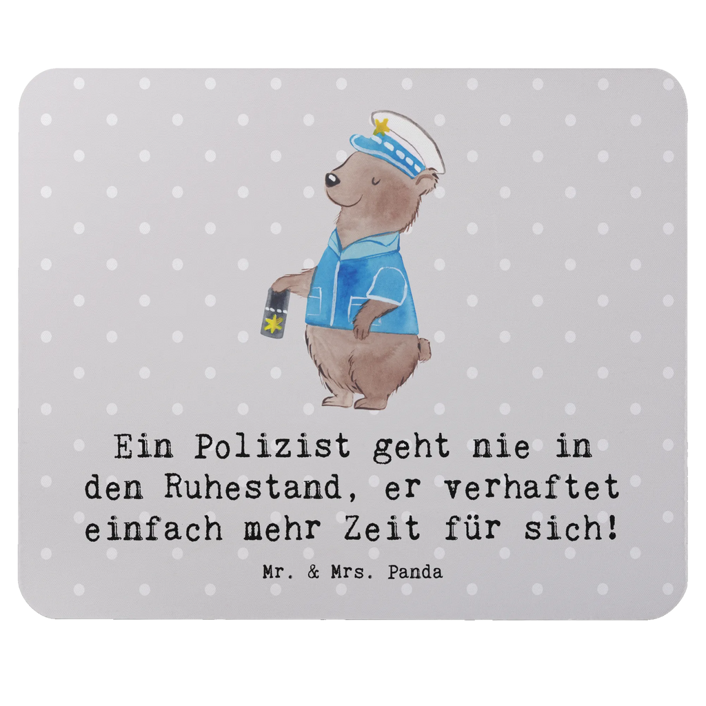 Mouse mat Ein Polizist geht nie in den Ruhestand, er verhaftet einfach mehr Zeit für sich! Mauspad, Mausmatte, Computer zubehör, Arbeitszimmer, Schenken, Laptop, Bürobedarf, Einzigartiges Mauspad, Büroausstattung, Mousepad, Computer, Mauspad Büro, PC Zubehör, Home Office, Lernen, Designer Mauspad, Mausunterlage, Geschenk, Jubiläum, Danke, Dankeschön, Beruf, Ausbildung, Abschied, Rente, Kollege, Kollegin, Arbeitskollege, Mitarbeiter, Firma