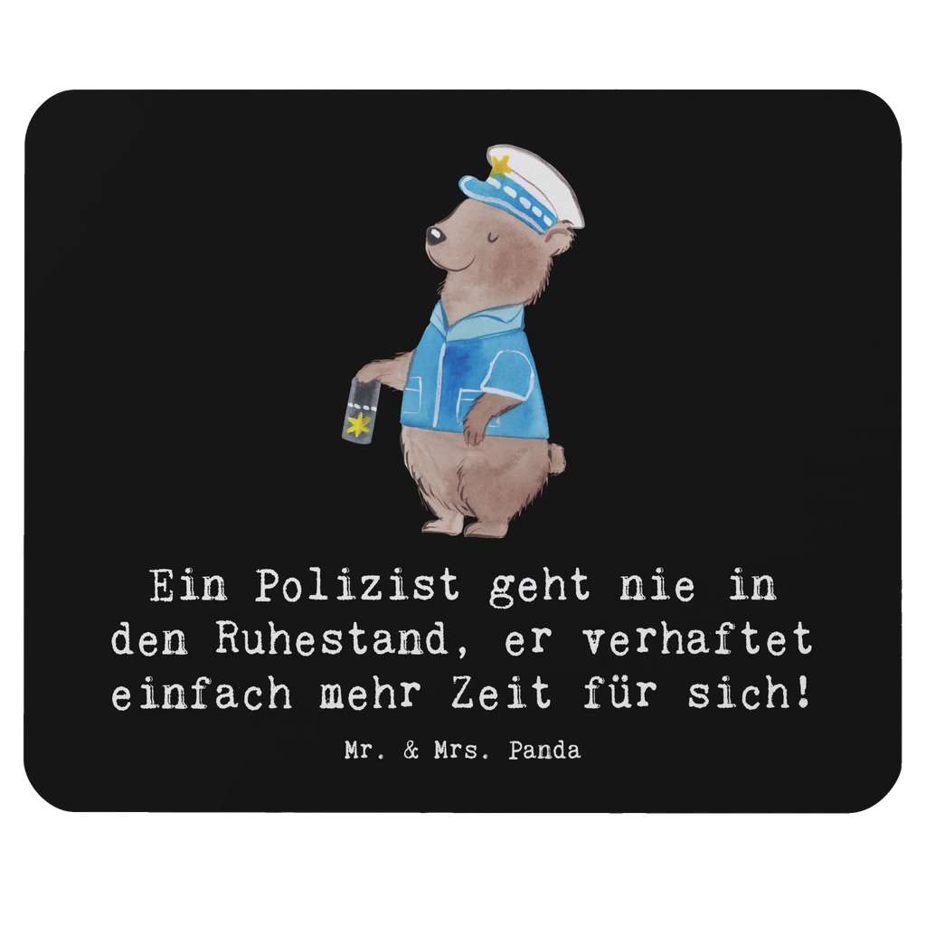 Mouse mat Ein Polizist geht nie in den Ruhestand, er verhaftet einfach mehr Zeit für sich! Mauspad, Mausmatte, Computer zubehör, Arbeitszimmer, Schenken, Laptop, Bürobedarf, Einzigartiges Mauspad, Büroausstattung, Mousepad, Computer, Mauspad Büro, PC Zubehör, Home Office, Lernen, Designer Mauspad, Mausunterlage, Geschenk, Jubiläum, Danke, Dankeschön, Beruf, Ausbildung, Abschied, Rente, Kollege, Kollegin, Arbeitskollege, Mitarbeiter, Firma