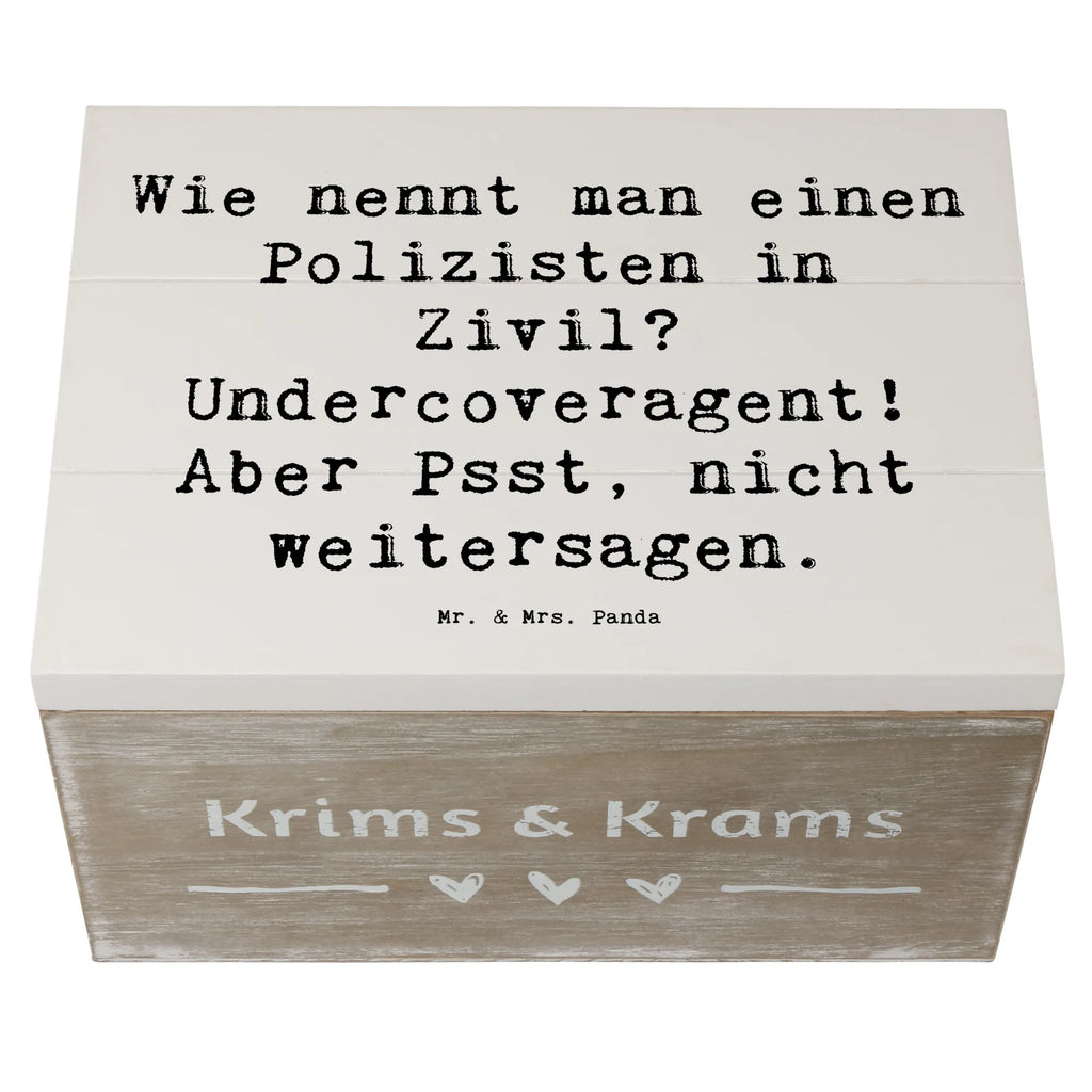 Holzkiste Spruch Geheimer Polizist XXL, Kiste, Geschenkbox, Truhe, Erinnerungskiste, Schatulle, Geschenkdose, Dekokiste, Holzkiste, Aufbewahrungsbox, Erinnerungsbox, Schatzkiste, Beruf, Ausbildung, Jubiläum, Abschied, Rente, Kollege, Kollegin, Geschenk, Schenken, Arbeitskollege, Mitarbeiter, Firma, Danke, Dankeschön