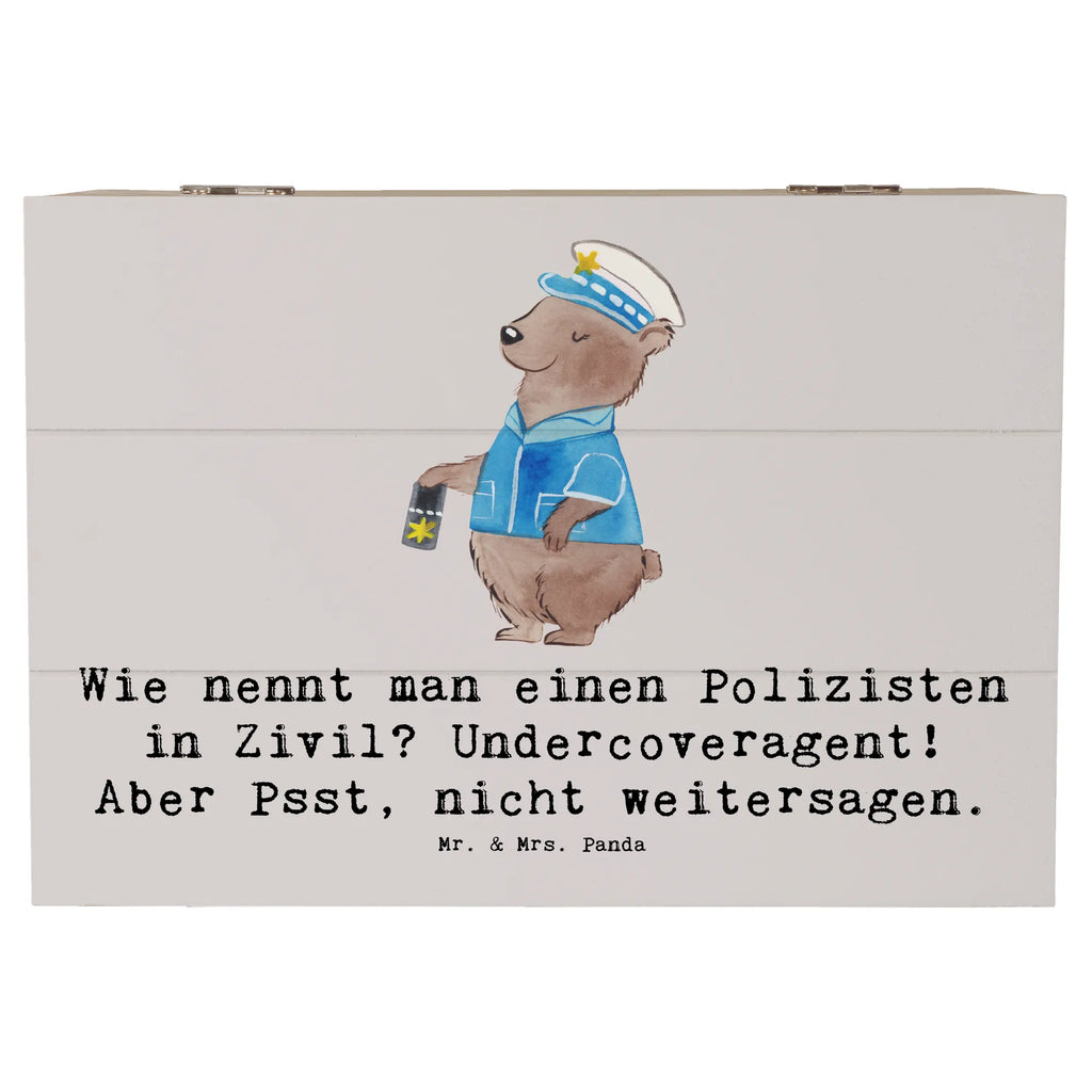 Holzkiste Geheimer Polizist Holzkiste, Geschenkdose, Erinnerungskiste, Geschenkbox, Dekokiste, Aufbewahrungsbox, Schatulle, Schatzkiste, Erinnerungsbox, XXL, Truhe, Kiste, Beruf, Ausbildung, Jubiläum, Abschied, Rente, Kollege, Kollegin, Geschenk, Schenken, Arbeitskollege, Mitarbeiter, Firma, Danke, Dankeschön