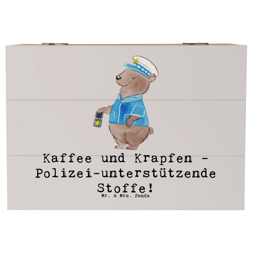 Holzkiste Polizist Kaffee Krapfen Geschenkdose, Erinnerungskiste, Schatulle, Holzkiste, Aufbewahrungsbox, Kiste, Geschenkbox, XXL, Truhe, Erinnerungsbox, Schatzkiste, Dekokiste, Beruf, Ausbildung, Jubiläum, Abschied, Rente, Kollege, Kollegin, Geschenk, Schenken, Arbeitskollege, Mitarbeiter, Firma, Danke, Dankeschön