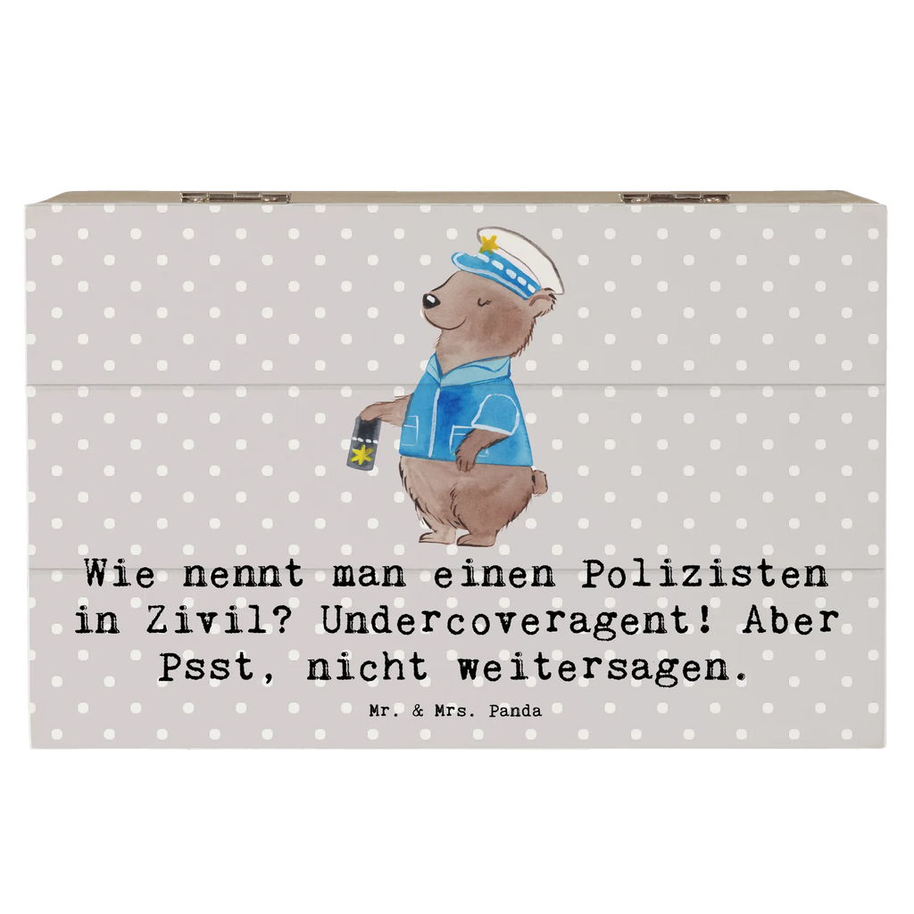 Holzkiste Geheimer Polizist Holzkiste, Geschenkdose, Erinnerungskiste, Geschenkbox, Dekokiste, Aufbewahrungsbox, Schatulle, Schatzkiste, Erinnerungsbox, XXL, Truhe, Kiste, Beruf, Ausbildung, Jubiläum, Abschied, Rente, Kollege, Kollegin, Geschenk, Schenken, Arbeitskollege, Mitarbeiter, Firma, Danke, Dankeschön