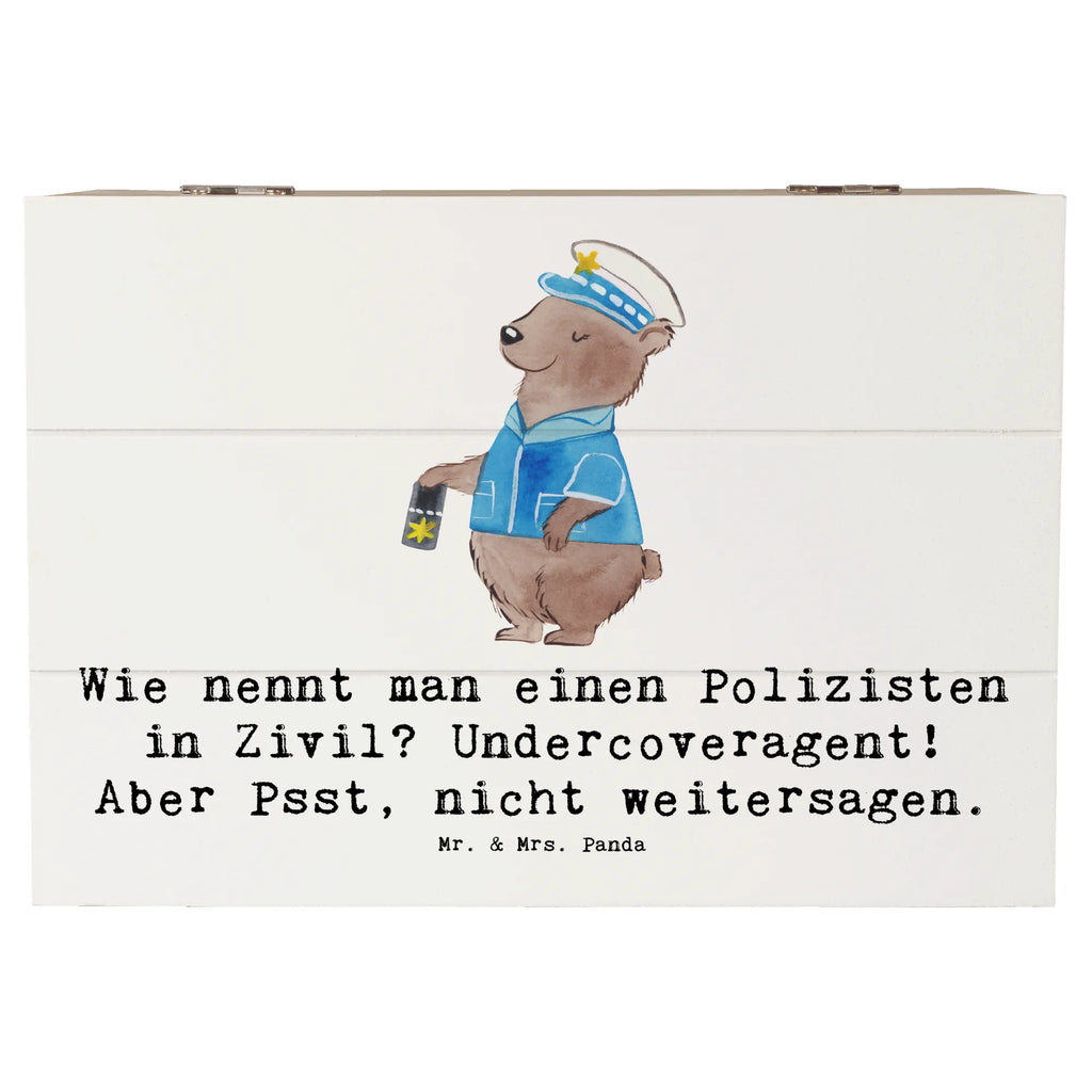 Holzkiste Geheimer Polizist Holzkiste, Geschenkdose, Erinnerungskiste, Geschenkbox, Dekokiste, Aufbewahrungsbox, Schatulle, Schatzkiste, Erinnerungsbox, XXL, Truhe, Kiste, Beruf, Ausbildung, Jubiläum, Abschied, Rente, Kollege, Kollegin, Geschenk, Schenken, Arbeitskollege, Mitarbeiter, Firma, Danke, Dankeschön