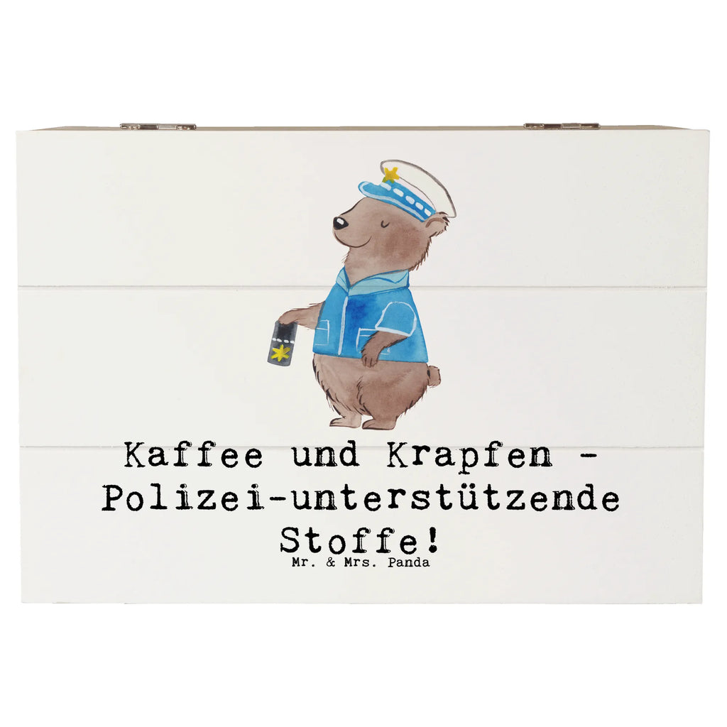 Holzkiste Polizist Kaffee Krapfen Geschenkdose, Erinnerungskiste, Schatulle, Holzkiste, Aufbewahrungsbox, Kiste, Geschenkbox, XXL, Truhe, Erinnerungsbox, Schatzkiste, Dekokiste, Beruf, Ausbildung, Jubiläum, Abschied, Rente, Kollege, Kollegin, Geschenk, Schenken, Arbeitskollege, Mitarbeiter, Firma, Danke, Dankeschön