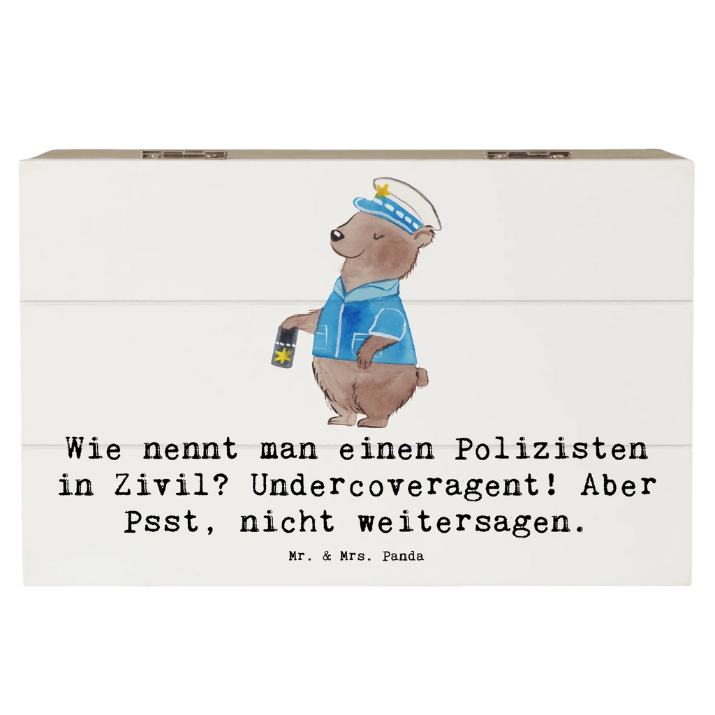 Holzkiste Geheimer Polizist Holzkiste, Geschenkdose, Erinnerungskiste, Geschenkbox, Dekokiste, Aufbewahrungsbox, Schatulle, Schatzkiste, Erinnerungsbox, XXL, Truhe, Kiste, Beruf, Ausbildung, Jubiläum, Abschied, Rente, Kollege, Kollegin, Geschenk, Schenken, Arbeitskollege, Mitarbeiter, Firma, Danke, Dankeschön