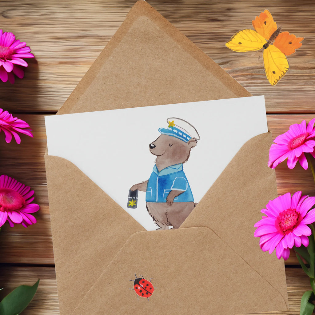 Deluxe Card Kaffee und Krapfen - Polizei-unterstützende Stoffe! Hochzeitskarte, Klappkarte, Geburtstagskarte, Hochwertige Klappkarte, Einladungskarte, Hochwertige Grußkarte, Grußkarte, Glückwunschkarte, Karte, Beruf, Ausbildung, Jubiläum, Abschied, Rente, Kollege, Kollegin, Geschenk, Schenken, Arbeitskollege, Mitarbeiter, Firma, Danke, Dankeschön