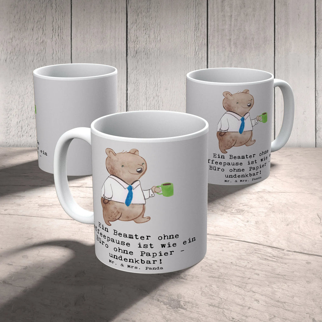 Mug Ein Beamter ohne Kaffeepause ist wie ein Büro ohne Papier - undenkbar! Teetasse, Tasse mit Motiven, Tasse mit Zitaten, Geschenktasse, Porzellantasse, Bürotasse, Kaffeetasse, Tasse, Keramiktasse, Beruf, Ausbildung, Jubiläum, Abschied, Rente, Kollege, Kollegin, Geschenk, Schenken, Arbeitskollege, Mitarbeiter, Firma, Danke, Dankeschön