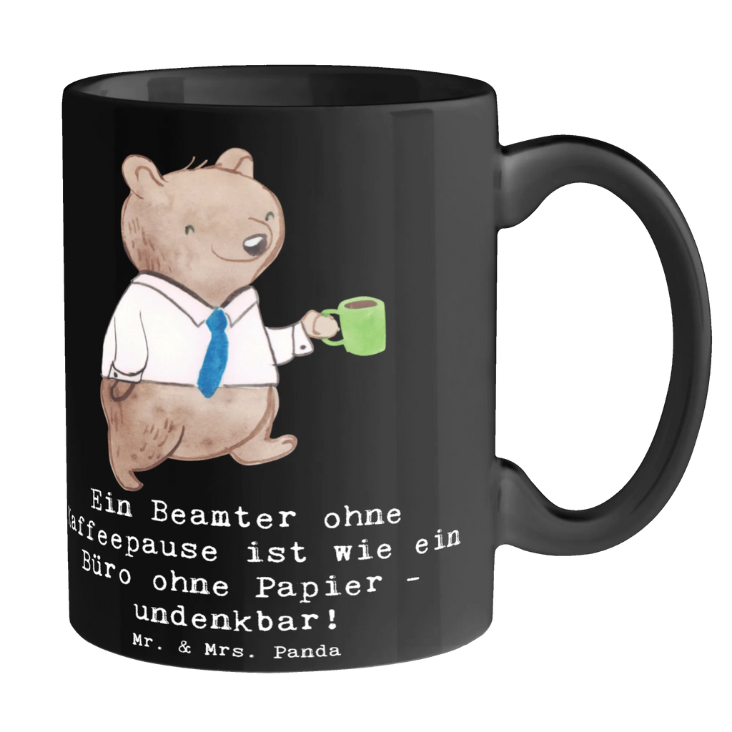 Mug Ein Beamter ohne Kaffeepause ist wie ein Büro ohne Papier - undenkbar! Teetasse, Tasse mit Motiven, Tasse mit Zitaten, Geschenktasse, Porzellantasse, Bürotasse, Kaffeetasse, Tasse, Keramiktasse, Beruf, Ausbildung, Jubiläum, Abschied, Rente, Kollege, Kollegin, Geschenk, Schenken, Arbeitskollege, Mitarbeiter, Firma, Danke, Dankeschön