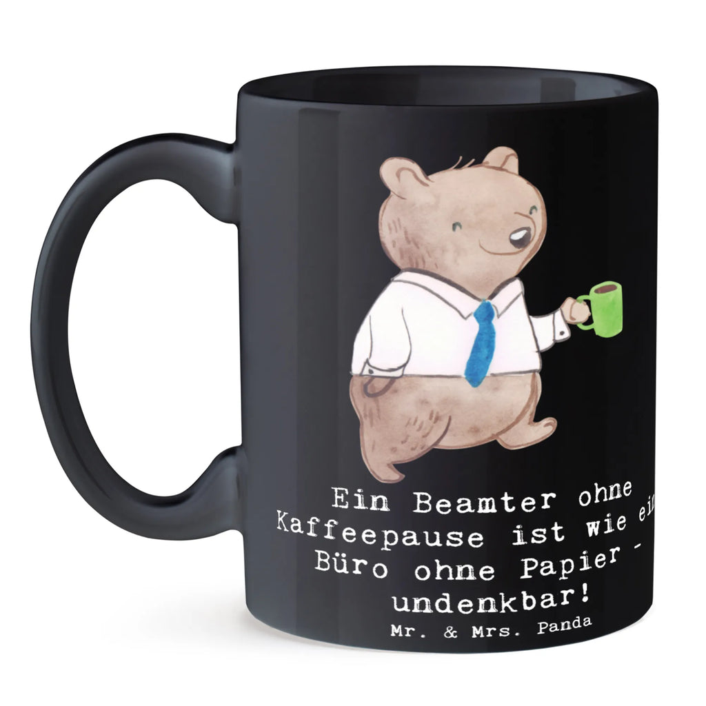 Mug Ein Beamter ohne Kaffeepause ist wie ein Büro ohne Papier - undenkbar! Teetasse, Tasse mit Motiven, Tasse mit Zitaten, Geschenktasse, Porzellantasse, Bürotasse, Kaffeetasse, Tasse, Keramiktasse, Beruf, Ausbildung, Jubiläum, Abschied, Rente, Kollege, Kollegin, Geschenk, Schenken, Arbeitskollege, Mitarbeiter, Firma, Danke, Dankeschön