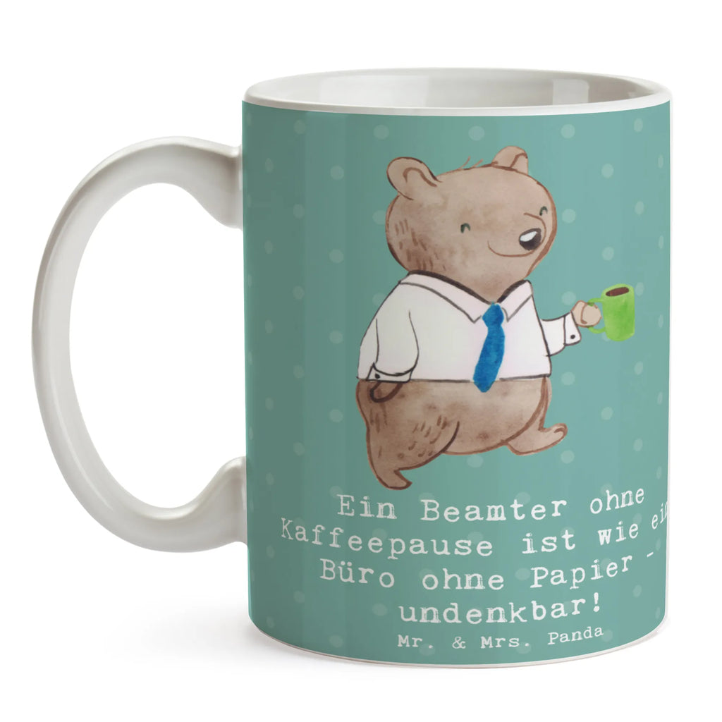 Mug Ein Beamter ohne Kaffeepause ist wie ein Büro ohne Papier - undenkbar! Teetasse, Tasse mit Motiven, Tasse mit Zitaten, Geschenktasse, Porzellantasse, Bürotasse, Kaffeetasse, Tasse, Keramiktasse, Beruf, Ausbildung, Jubiläum, Abschied, Rente, Kollege, Kollegin, Geschenk, Schenken, Arbeitskollege, Mitarbeiter, Firma, Danke, Dankeschön