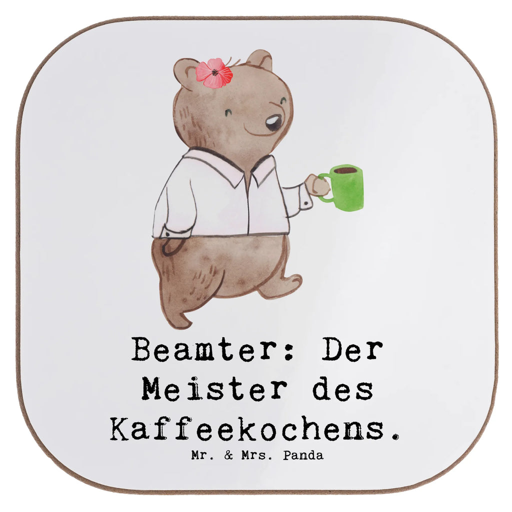 Square coaster Beamter: Der Meister des Kaffeekochens. Untersetzer Design, Glasuntersetzer, Bierdeckel, Untersetzer Gläser, Untersetzer für Gläser, Korkuntersetzer, Getränkeuntersetzer, Untersetzer, Untersetzer Holz, Untersetzer aus Holz, Tassen Untersetzer, Holzuntersetzer, Beruf, Ausbildung, Jubiläum, Abschied, Rente, Kollege, Kollegin, Geschenk, Schenken, Arbeitskollege, Mitarbeiter, Firma, Danke, Dankeschön