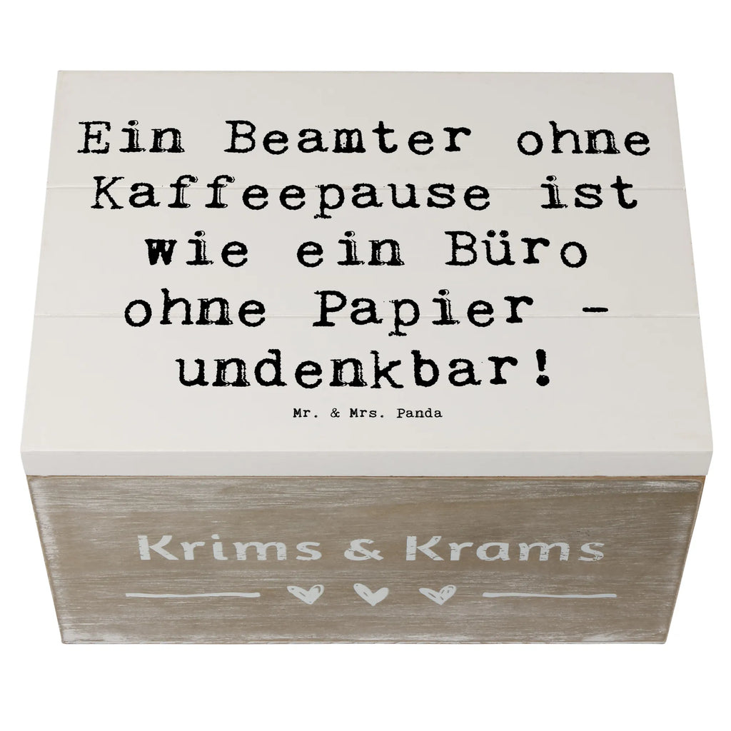 Holzkiste Spruch Beamter Kaffeepause XXL, Aufbewahrungsbox, Geschenkbox, Kiste, Truhe, Dekokiste, Schatulle, Erinnerungsbox, Erinnerungskiste, Geschenkdose, Holzkiste, Schatzkiste, Beruf, Ausbildung, Jubiläum, Abschied, Rente, Kollege, Kollegin, Geschenk, Schenken, Arbeitskollege, Mitarbeiter, Firma, Danke, Dankeschön