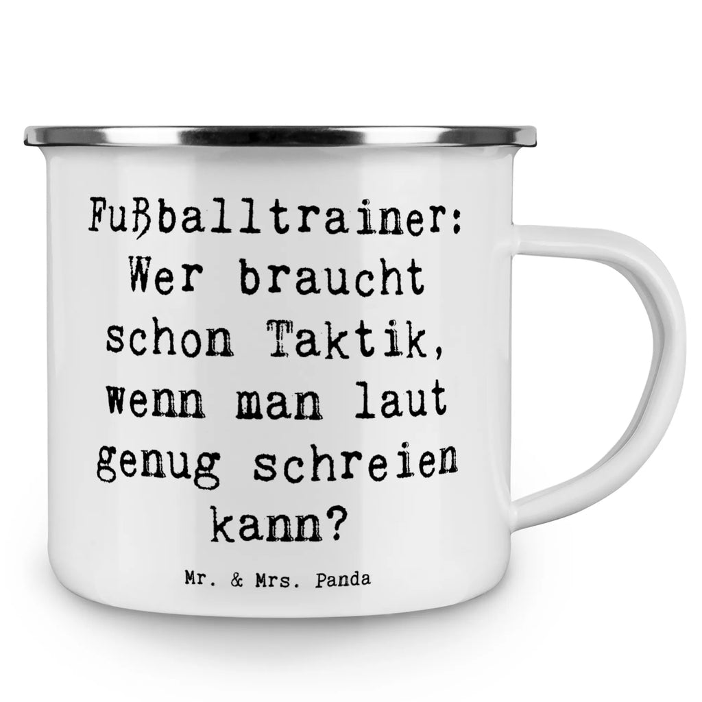 Enamel camping mug Saying Fußballtrainer: Wer braucht schon Taktik, wenn man laut genug schreien kann? Kaffee Blechtasse, Blechtassen, Camping Tasse Metall, Campingtassen, Tasse Emaille, Blechtasse, Camping Tassen Emaille, Emaille Becher Camping, Outdoor Becher, Camping Tassen, Metall Tasse, Metalltasse, Emailletasse, Tasse Camping, Emaille Trinkbecher, Outdoor Tasse, Emaille Becher, Camping Becher, Campingtasse, Camping Tasse Emaille, Camping Becher Edelstahl, Blechtasse Outdoor, Emaille Tasse, Emaille Tasse Camping, Emaille Tassen, Edelstahl Trinkbecher, Campingbecher, Emaille Campingbecher, Metalltasse für Camping, Trinkbecher, Beruf, Ausbildung, Jubiläum, Abschied, Rente, Kollege, Kollegin, Geschenk, Schenken, Arbeitskollege, Mitarbeiter, Firma, Danke, Dankeschön