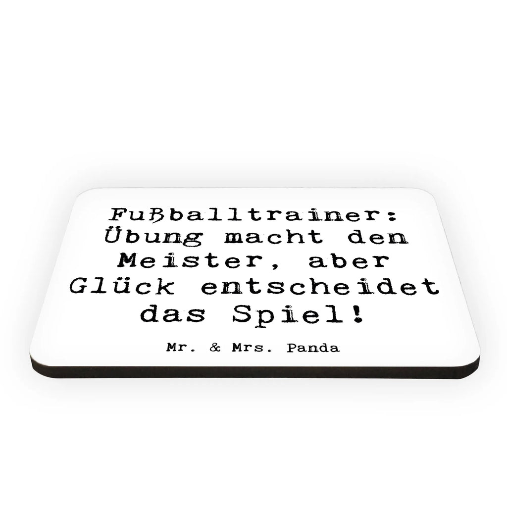 Magnet Saying Fußballtrainer: Übung macht den Meister, aber Glück entscheidet das Spiel! Pinnwandmagnet, Kühlschrankmagnet, Whiteboard Magnet, Motivmagnete, Souvenir Magnet, Dekomagnet, Kühlschrank Dekoration, Notiz Magnet, Beruf, Ausbildung, Jubiläum, Abschied, Rente, Kollege, Kollegin, Geschenk, Schenken, Arbeitskollege, Mitarbeiter, Firma, Danke, Dankeschön