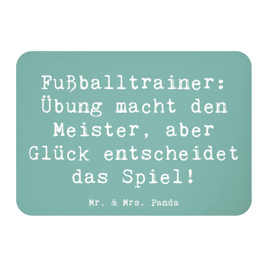 Magnet Saying Fußballtrainer: Übung macht den Meister, aber Glück entscheidet das Spiel! Pinnwandmagnet, Kühlschrankmagnet, Whiteboard Magnet, Motivmagnete, Souvenir Magnet, Dekomagnet, Kühlschrank Dekoration, Notiz Magnet, Beruf, Ausbildung, Jubiläum, Abschied, Rente, Kollege, Kollegin, Geschenk, Schenken, Arbeitskollege, Mitarbeiter, Firma, Danke, Dankeschön