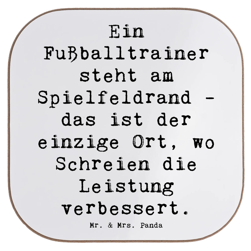 Square coaster Saying Ein Fußballtrainer steht am Spielfeldrand - das ist der einzige Ort, wo Schreien die Leistung verbessert. Untersetzer Holz, Glasuntersetzer, Untersetzer Design, Untersetzer Gläser, Untersetzer für Gläser, Holzuntersetzer, Getränkeuntersetzer, Bierdeckel, Tassen Untersetzer, Korkuntersetzer, Untersetzer aus Holz, Untersetzer, Beruf, Ausbildung, Jubiläum, Abschied, Rente, Kollege, Kollegin, Geschenk, Schenken, Arbeitskollege, Mitarbeiter, Firma, Danke, Dankeschön