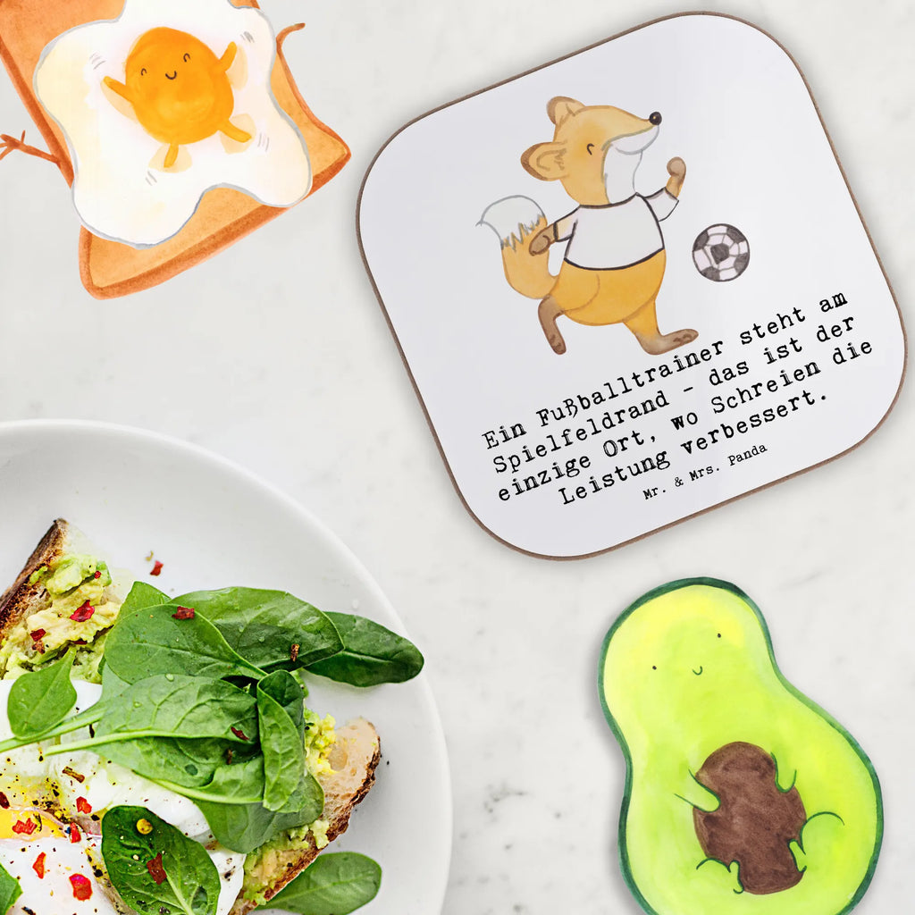 Square coaster Ein Fußballtrainer steht am Spielfeldrand - das ist der einzige Ort, wo Schreien die Leistung verbessert. Glasuntersetzer, Bierdeckel, Untersetzer für Gläser, Korkuntersetzer, Untersetzer Gläser, Untersetzer Holz, Untersetzer aus Holz, Holzuntersetzer, Untersetzer Design, Tassen Untersetzer, Untersetzer, Getränkeuntersetzer, Beruf, Ausbildung, Jubiläum, Abschied, Rente, Kollege, Kollegin, Geschenk, Schenken, Arbeitskollege, Mitarbeiter, Firma, Danke, Dankeschön