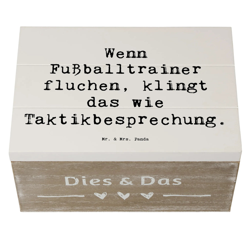Holzkiste Spruch Fußballtrainer Taktik Erinnerungskiste, XXL, Geschenkbox, Geschenkdose, Kiste, Dekokiste, Erinnerungsbox, Truhe, Holzkiste, Schatulle, Schatzkiste, Aufbewahrungsbox, Beruf, Ausbildung, Jubiläum, Abschied, Rente, Kollege, Kollegin, Geschenk, Schenken, Arbeitskollege, Mitarbeiter, Firma, Danke, Dankeschön