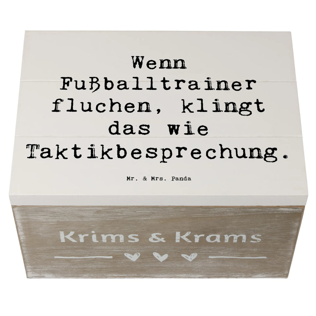 Holzkiste Spruch Fußballtrainer Taktik Erinnerungskiste, XXL, Geschenkbox, Geschenkdose, Kiste, Dekokiste, Erinnerungsbox, Truhe, Holzkiste, Schatulle, Schatzkiste, Aufbewahrungsbox, Beruf, Ausbildung, Jubiläum, Abschied, Rente, Kollege, Kollegin, Geschenk, Schenken, Arbeitskollege, Mitarbeiter, Firma, Danke, Dankeschön