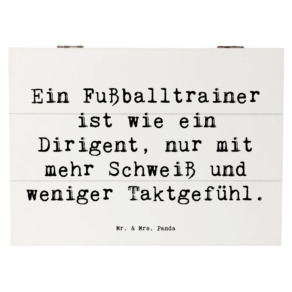 Holzkiste Spruch Fußballtrainer Dirigent XXL, Truhe, Erinnerungsbox, Erinnerungskiste, Kiste, Holzkiste, Aufbewahrungsbox, Schatzkiste, Schatulle, Geschenkdose, Dekokiste, Geschenkbox, Beruf, Ausbildung, Jubiläum, Abschied, Rente, Kollege, Kollegin, Geschenk, Schenken, Arbeitskollege, Mitarbeiter, Firma, Danke, Dankeschön
