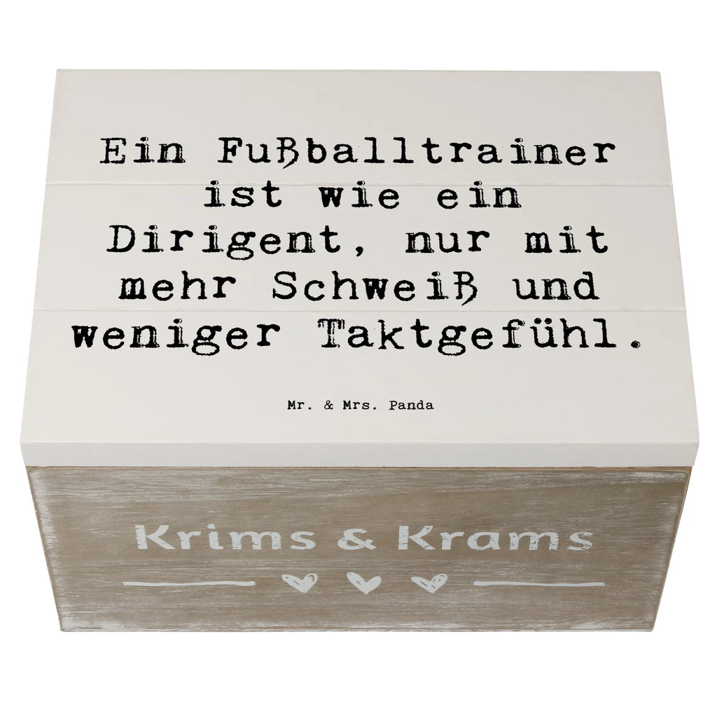 Holzkiste Spruch Fußballtrainer Dirigent XXL, Truhe, Erinnerungsbox, Erinnerungskiste, Kiste, Holzkiste, Aufbewahrungsbox, Schatzkiste, Schatulle, Geschenkdose, Dekokiste, Geschenkbox, Beruf, Ausbildung, Jubiläum, Abschied, Rente, Kollege, Kollegin, Geschenk, Schenken, Arbeitskollege, Mitarbeiter, Firma, Danke, Dankeschön
