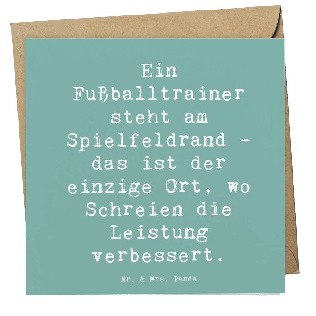 Deluxe Karte Spruch Fußballtrainer Energie Glückwunschkarte, Karte, Geburtstagskarte, Hochwertige Klappkarte, Einladungskarte, Hochzeitskarte, Klappkarte, Hochwertige Grußkarte, Grußkarte, Beruf, Ausbildung, Jubiläum, Abschied, Rente, Kollege, Kollegin, Geschenk, Schenken, Arbeitskollege, Mitarbeiter, Firma, Danke, Dankeschön